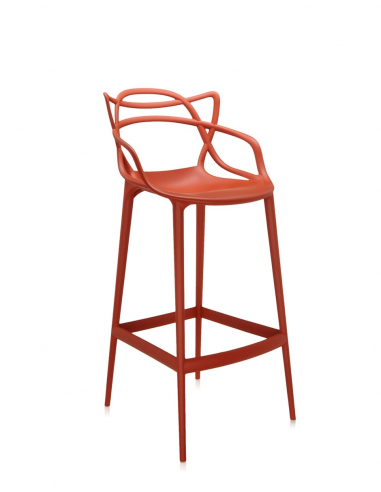 Tabouret MASTERS STOOL rouille Kartell - Valente design - de 3/4