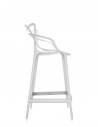 Tabouret MASTERS STOOL blanc Kartell - Valente design - de profil