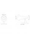 Spot solaire les Jardins - Valente Design - dimensions