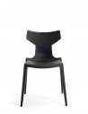 Chaise RE-CHAIR POWERED BY ILLY noir Kartell - Valente Design - de face