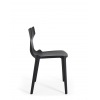 Chaise RE-CHAIR POWERED BY ILLY noir Kartell - Valente Design - de profil
