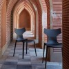 Chaise RE-CHAIR POWERED BY ILLY noir Kartell - Valente Design en extérieur