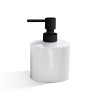 Distributeur de savon Porzellan DW 520 - Noir et blanc - Decor Walther - Valentedesign.com