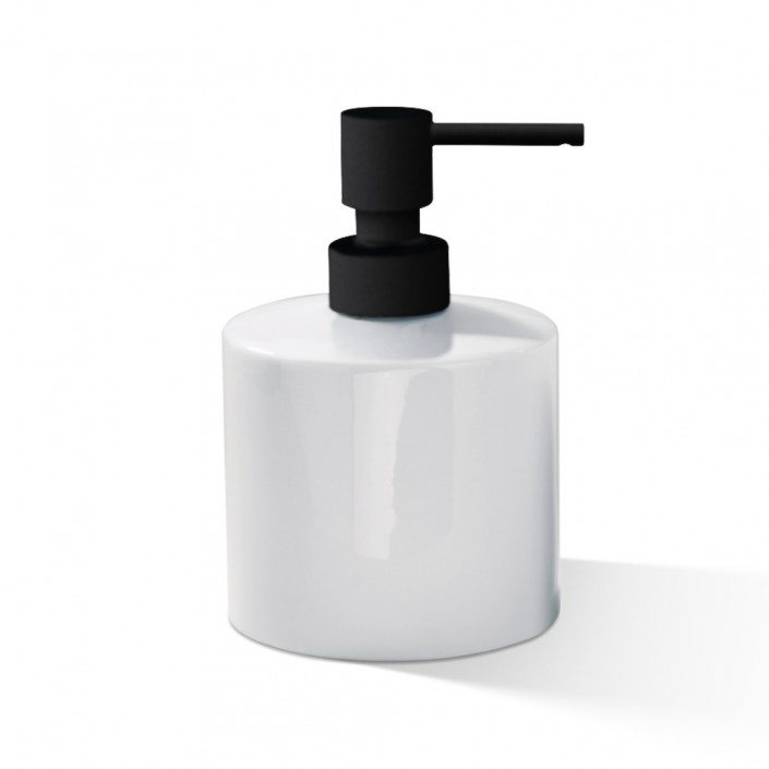 Distributeur de savon Porzellan DW 520 - Noir et blanc - Decor Walther - Valentedesign.com