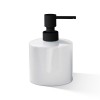 Distributeur de savon Porzellan DW 520 - Noir et blanc - Decor Walther - Valentedesign.com