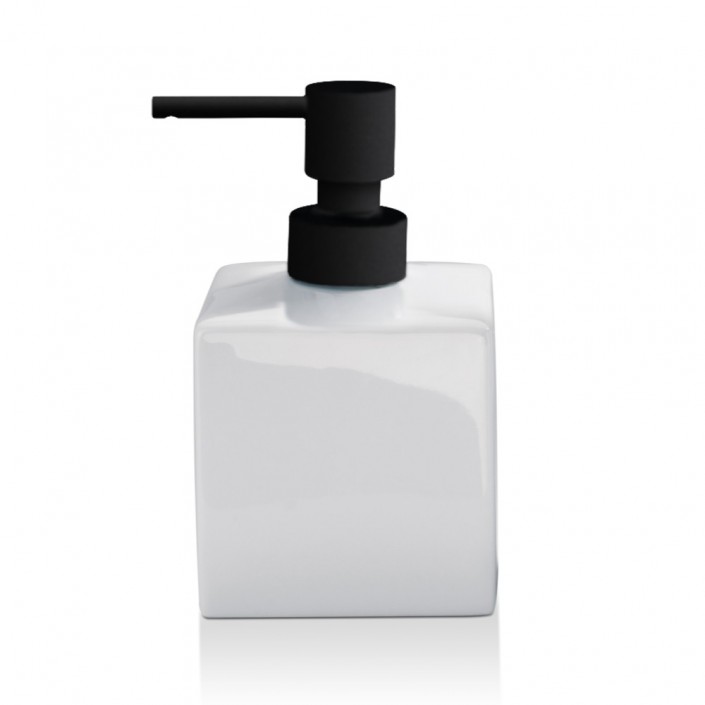 Distributeur de savon Porzellan DW 525 - Noir et blanc - Decor Walther - Valentedesign.com