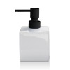 Distributeur de savon Porzellan DW 525 - Noir et blanc - Decor Walther - Valentedesign.com