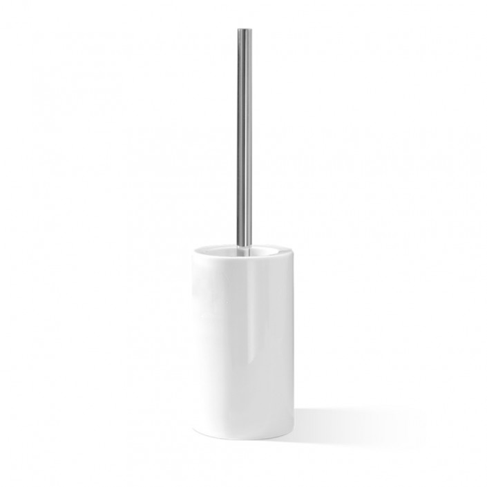 Porte-balai Porzellan DW 6100 - Chrome et blanc - Decor Walther - Valentedesign.com
