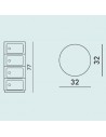 Dimension Meuble Componibili Classic 4 Portes Kartell - Valente Design