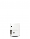 Meuble Componibili Classic 2 Portes blanc Kartell - Valente Design - porte ouverte