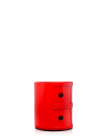 Meuble Componibili Classic 2 Portes rouge Kartell - Valente Design - de profil
