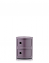 Meuble Componibili Classic 2 Portes violet Kartell - Valente Design - de face