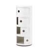 Meuble Componibili Classic 4 Portes blanc Kartell - Valente Design - portes ouvertes