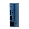 Meuble Componibili Classic 4 Portes bleu Kartell - Valente Design - portes ouvertes