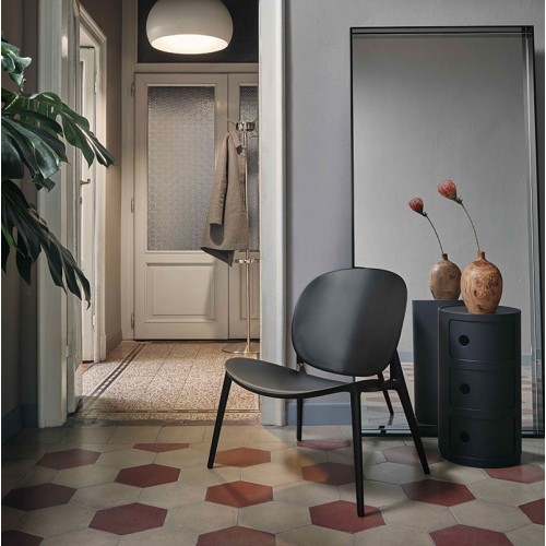 Meuble Componibili Recycled 3 Portes noir mat Kartell - Valente Design - mise en scène
