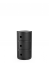 Meuble Componibili Recycled 3 Portes noir mat Kartell - Valente Design