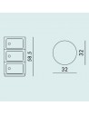Dimension Meuble Componibili Recycled 3 Portes Kartell - Valente Design