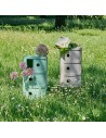 Meubles Componibili Bio 3 Portes vert et crème Kartell - Valente Design