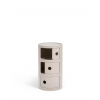 Meuble Componibili Bio 3 Portes crème Kartell - Valente Design