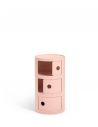 Meuble Componibili Bio 3 Portes rose Kartell - Valente Design
