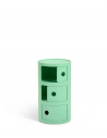 Meuble Componibili Bio 3 Portes vert Kartell - Valente Design