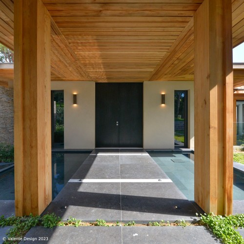 Applique Simply Pillar Large up/down PVD Concept - Valente Design - éclairée sous proche