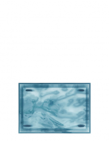 Plateau DUNE bleu clair Kartell - Valente Design - de face