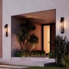 Appliques Dome Wall noire verre transparent luminaires Royal Botania - Valente Design éclairées entrée maison