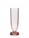 Flute JELLIES FAMILY rose Kartell - Valente Design - de face