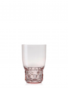 Verre à eau JELLIES FAMILY rose Kartell - Valente Design - vue de face