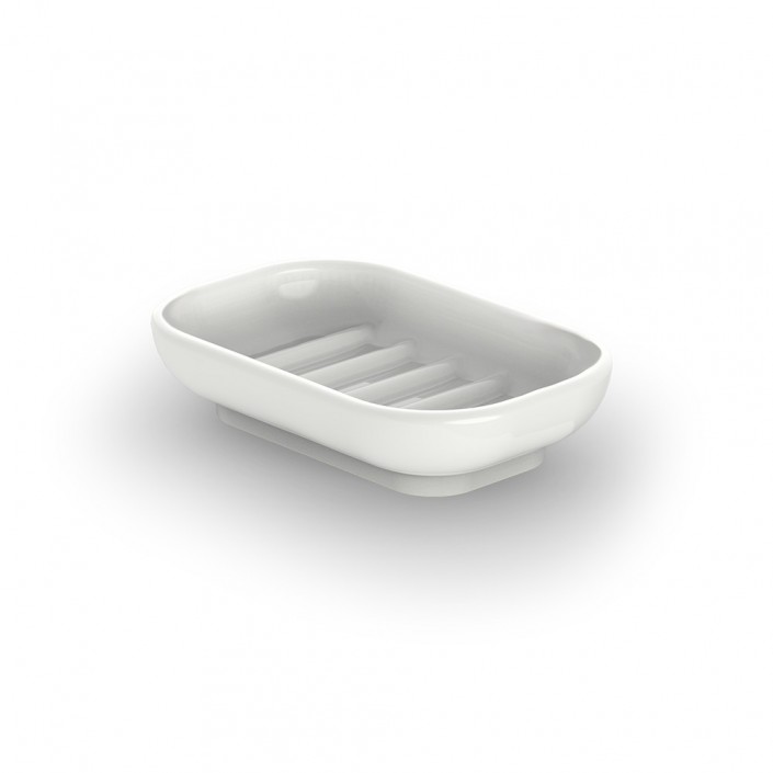 Porte-savon Porzellan DW 543 - blanc - Decor Walther - Valentedesign.com