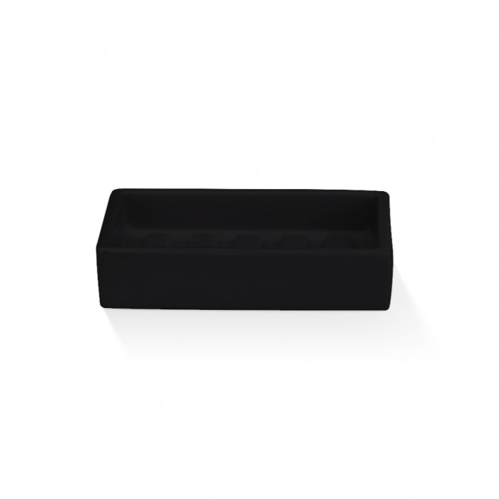 Porte-savon Porzellan DW 615 - noir - Decor Walther - Valentedesign.com
