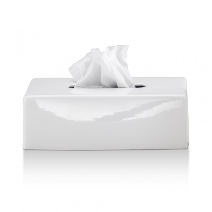 Boîte à mouchoirs Porzellan KB 88 - blanc - Decor Walther - Valentedesign.com