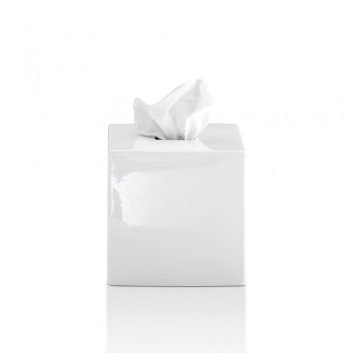 Boîte à mouchoirs Porzellan KB 89 - blanc - Decor Walther - Valentedesign.com