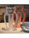 Vases I SHINE cristal et rose Kartell - Valente Design