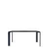 Table Four Soft Touch noir largeur 90 cm Kartell - Valente Design - de face