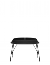 Bureau EARL OF WOOD noir Kartell - Valente Design - de face