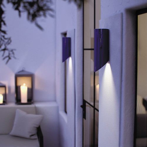 applique Moso down en porcelaine bleu nuit de la marque Royal Botania - Valente Design