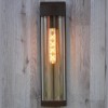 Applique Nabucco avec ampoule et verre transparent Inverlight - Valente Design - vue de face