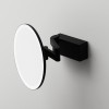 Miroir mural éclairant grossissant 5x Vision R - noir - Decor Walther - Valentedesign.com