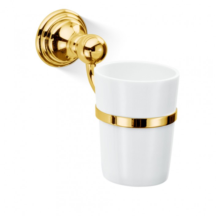 Porte brosse à dents mural Classic CL WMG - or - Decor Walther - Valentedesign.com