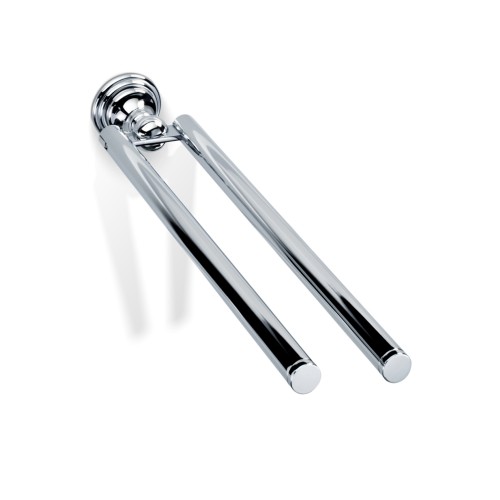 Porte serviettes double giratoire Classic CL HTH2 - chrome - Decor Walther - Valentedesign.com
