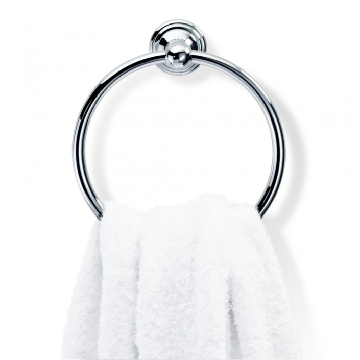 Porte serviette anneau Classic CL HTR - chrome - Decor Walther - Valentedesign.com
