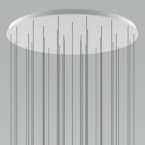 Patère ronde pour 36 suspensions blanc mat Lodes-Studio Italia Design Valente Design