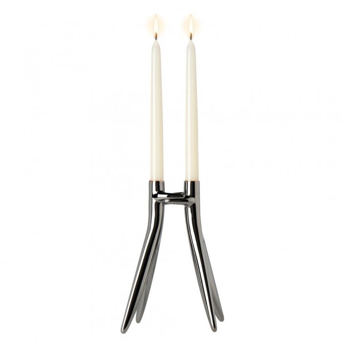 Bougeoir Abbracciaio canon de fusil à poser - Kartell - Philippe Starck