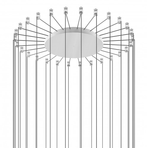 Patère ronde radiale blanc mat pour 13 à 28 suspensions Lodes Studio Italia design - Valente Design