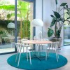 Centre de table PUMO blanc Kartell - Valente Design - sur table de salle à manger