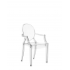 Chaise LOU LOU GHOST cristal Kartell - Valente Design - de 3/4