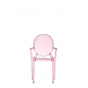 Chaise LOU LOU GHOST rose Kartell - Valente Design