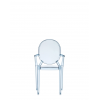 Chaise LOU LOU GHOST bleu clair Kartell - Valente Design